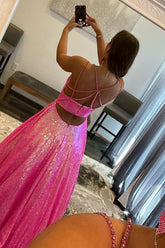 Glitter Sequins Long Prom Dress